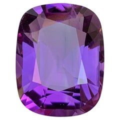 Rich Purple Natural Amethyst Loose Gemstone 14 Ct Cushion Cut-Pendant Jewelry