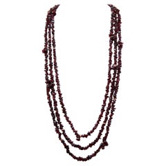 Garnets Multi-Strands Necklace