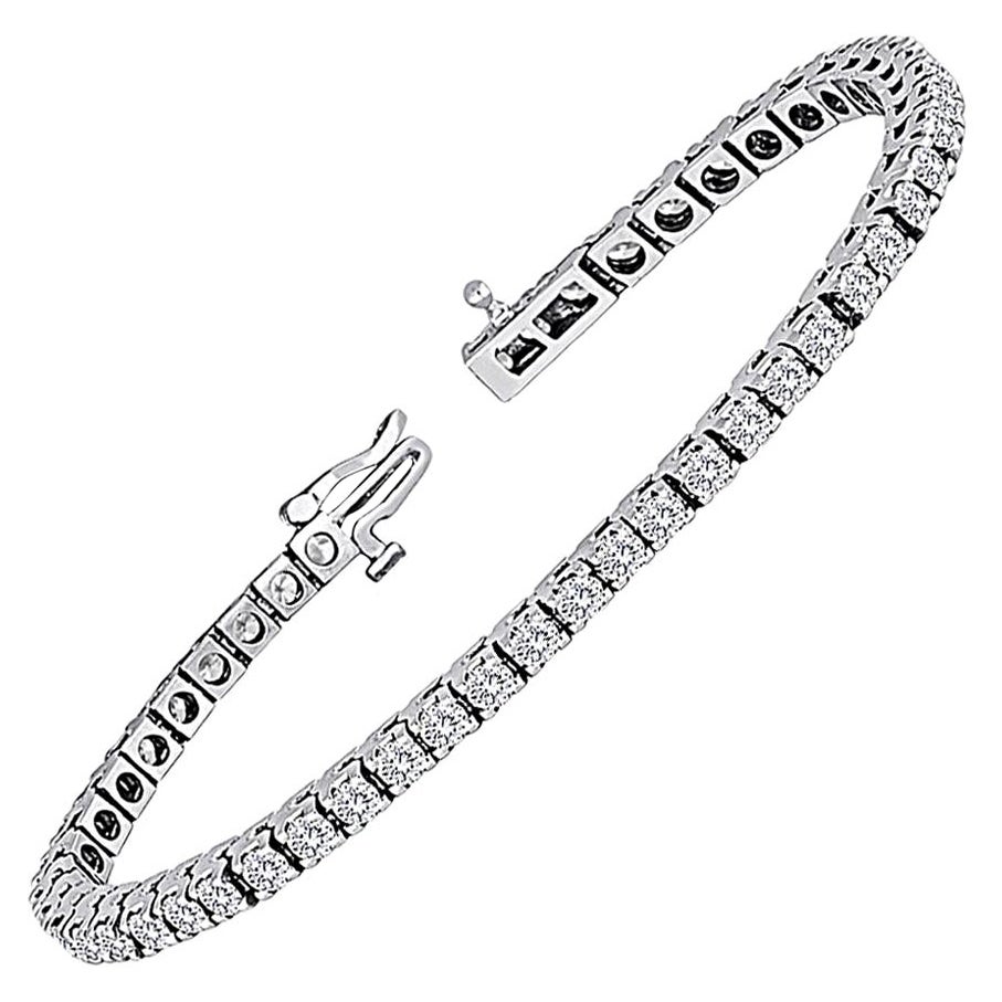 Bracciale Tennis in oro con diamanti da 5.00 carati