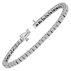 5.00 Carat Diamond Gold Tennis Bracelet