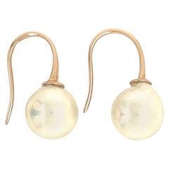 Earrings Baroque Pearls Rose Gold 18 Karat