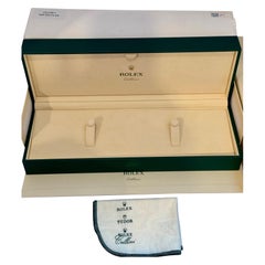 Caja Reloj Rolex, Crema Nueva Vacía Acs. Caja de reloj ROLEX CELLINI L Nuevo