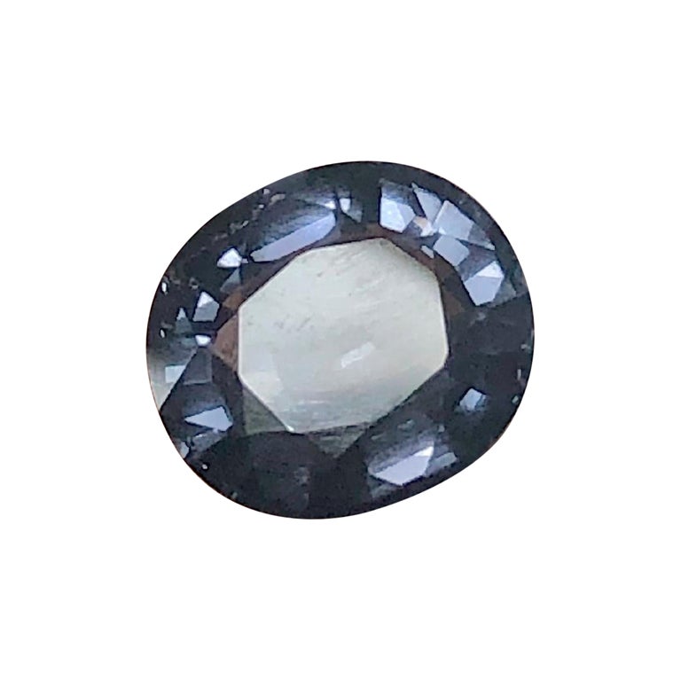 Magnificent Greyish Violet Purple Burmese Spinel 5.49 Carat