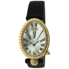 Breguet Ladies Yellow Gold Diamond Reine de Naples Self Winding Wristwatch