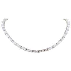 16.00 Carat Diamond Plat Necklace 12