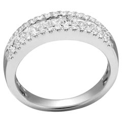 Bague pour elle en or 14K avec diamant classique