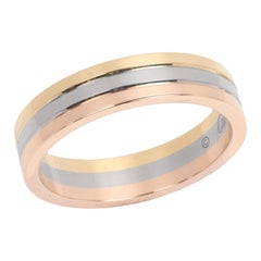 Cartier 18ct White Gold, Yellow Gold And Rose Gold Vendôme Louis Cartier Wedding