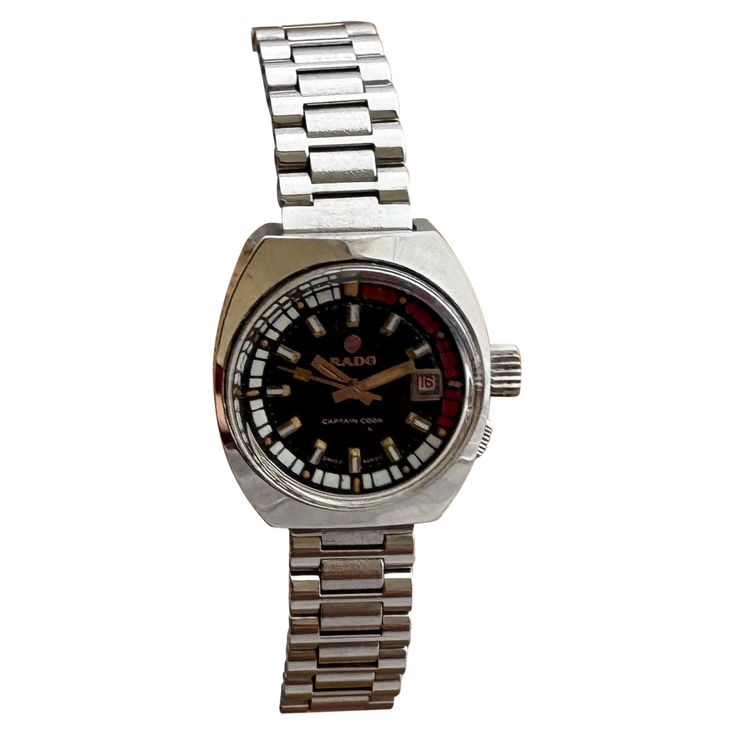 Vintage women's Rado CAPTAIN COOK automatic Ref 727/1 wristwatch case