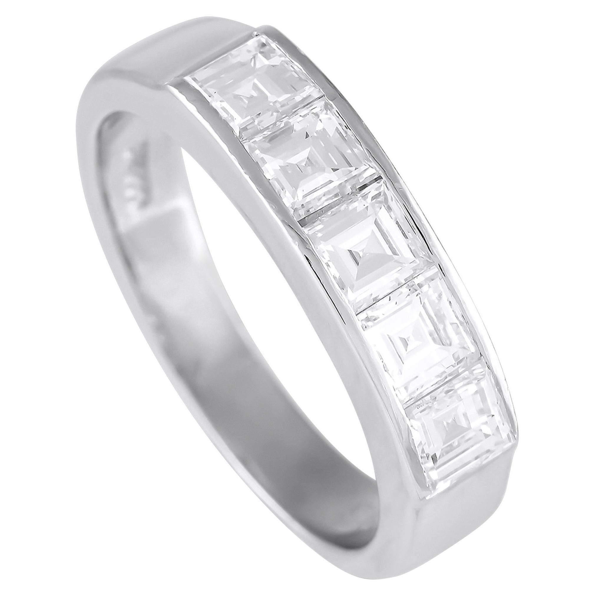Platinum 1.10ct Diamond Five-Stone Ring MF15-112924