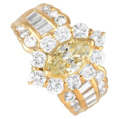18K Yellow Gold 3.0ct Diamond Ring MF07-112924