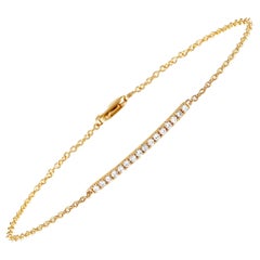 Bracciale in oro giallo 14K con diamanti da 0,25 carati ALB-15844-Y