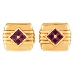 Van Cleef & Arpels Boutons de manchette en or jaune 18 carats et rubis VC01-120624