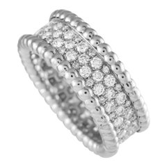 Van Cleef & Arpels, bague Perle en or blanc 18 carats avec diamants de 1,11 carat VC05-112624