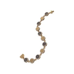 SOHNAA 18Kt Gold Diamond Enamel Miraas Omira Loose Bracelet Medium