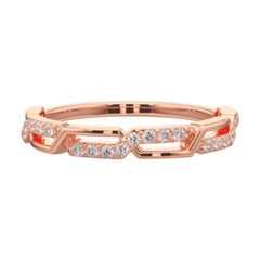 Bellissimo anello di moissanite in argento 925, catena intrecciata, anello regalo delicato.