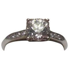 Platinum Diamond Engagement Ring 10
