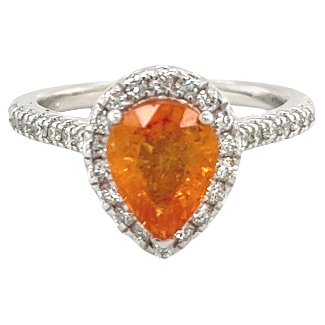 Natural Sapphire Diamond Ring 14k Gold 2.48 TCW Certified