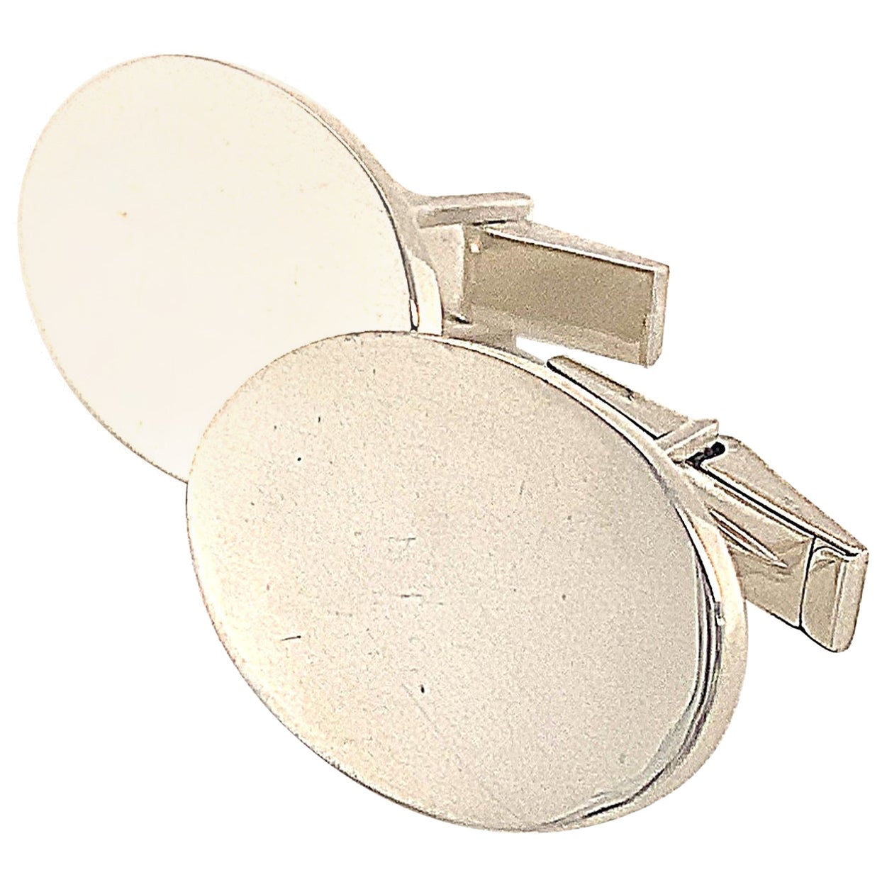 Tiffany & Co Estate, boutons de manchette en argent sterling 18.4 grammes