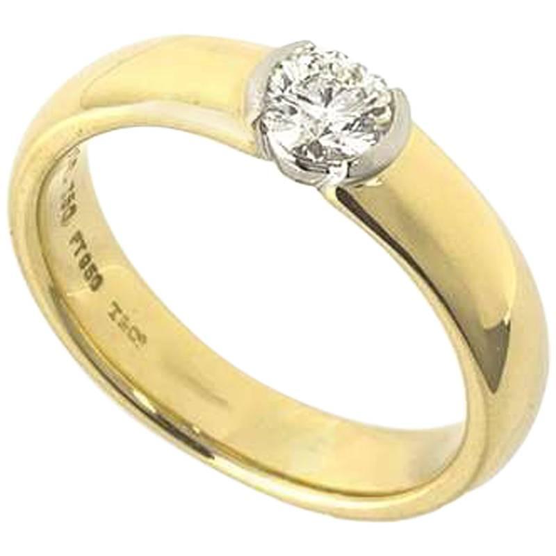 Tiffany & Co. Etoile Diamond Ring 0.33 Carat