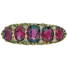 Antique Ruby and Diamond 18 Karat Ring, circa 1900 11
