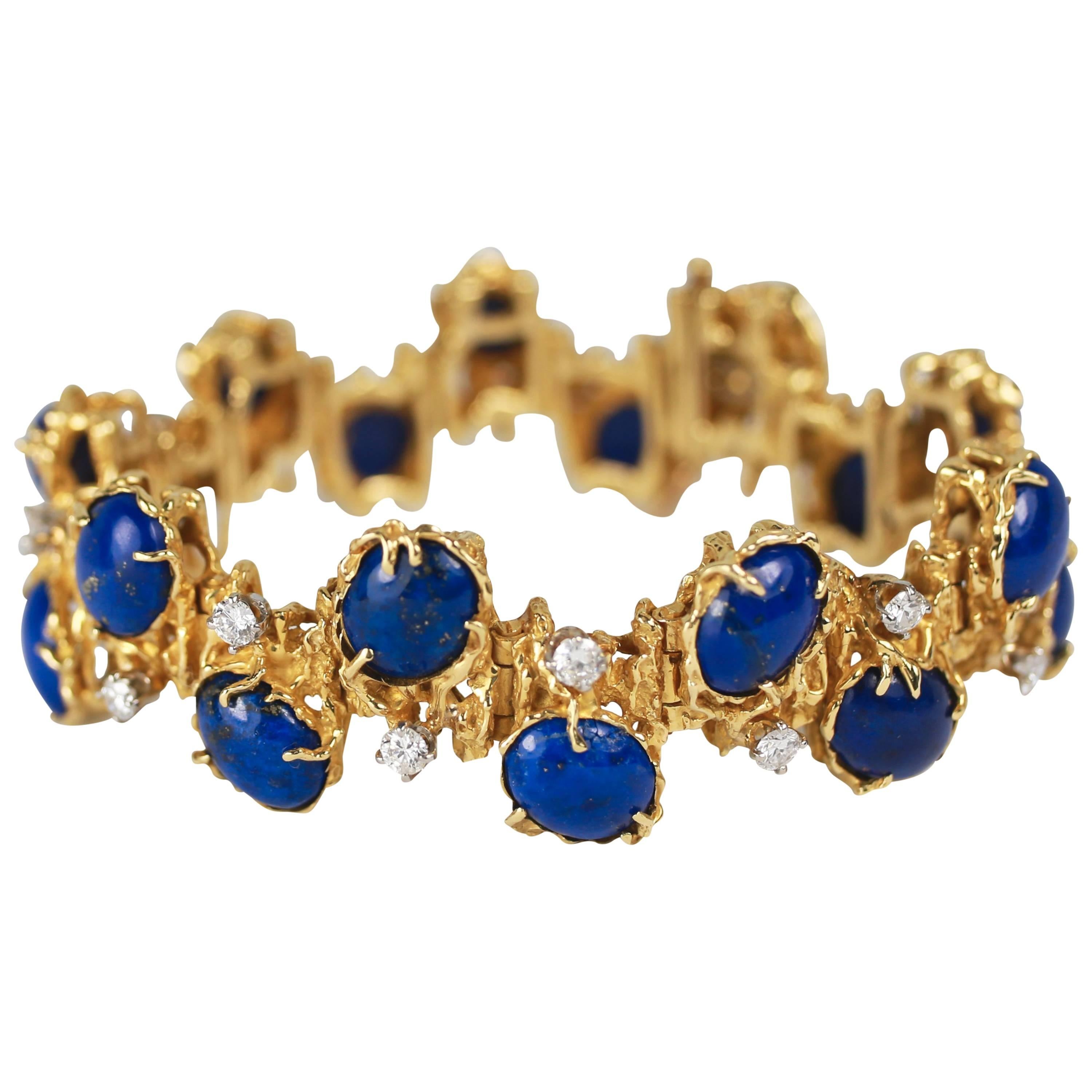 Lapis Scale Bangle