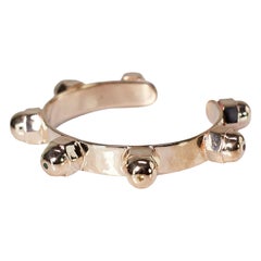 Manschettenarmband Chakra Weißer Diamant Tansanit Smaragd Saphir Rubin Ohrstecker