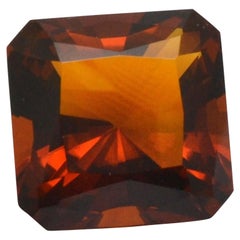 Quarzo citrino naturale brasiliano da 11,35 carati, taglio ottagonale, sfuso