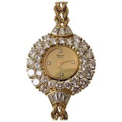 Chopard Ladies Yellow Gold Diamond Bracelet Wristwatch 8