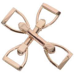 Gold Stirrup Cufflinks 9