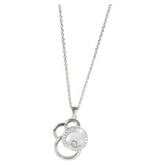 Chopard Happy Diamonds Pendant in 18KT White Gold 0.39 CTW