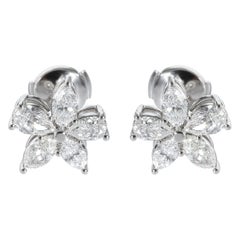 Tiffany & Co. Orecchini Victoria con diamanti in platino 1,77 CTW