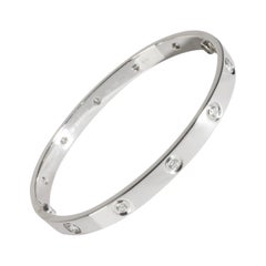 Cartier Love-Armband, 10 Diamanten (Weißgold)
