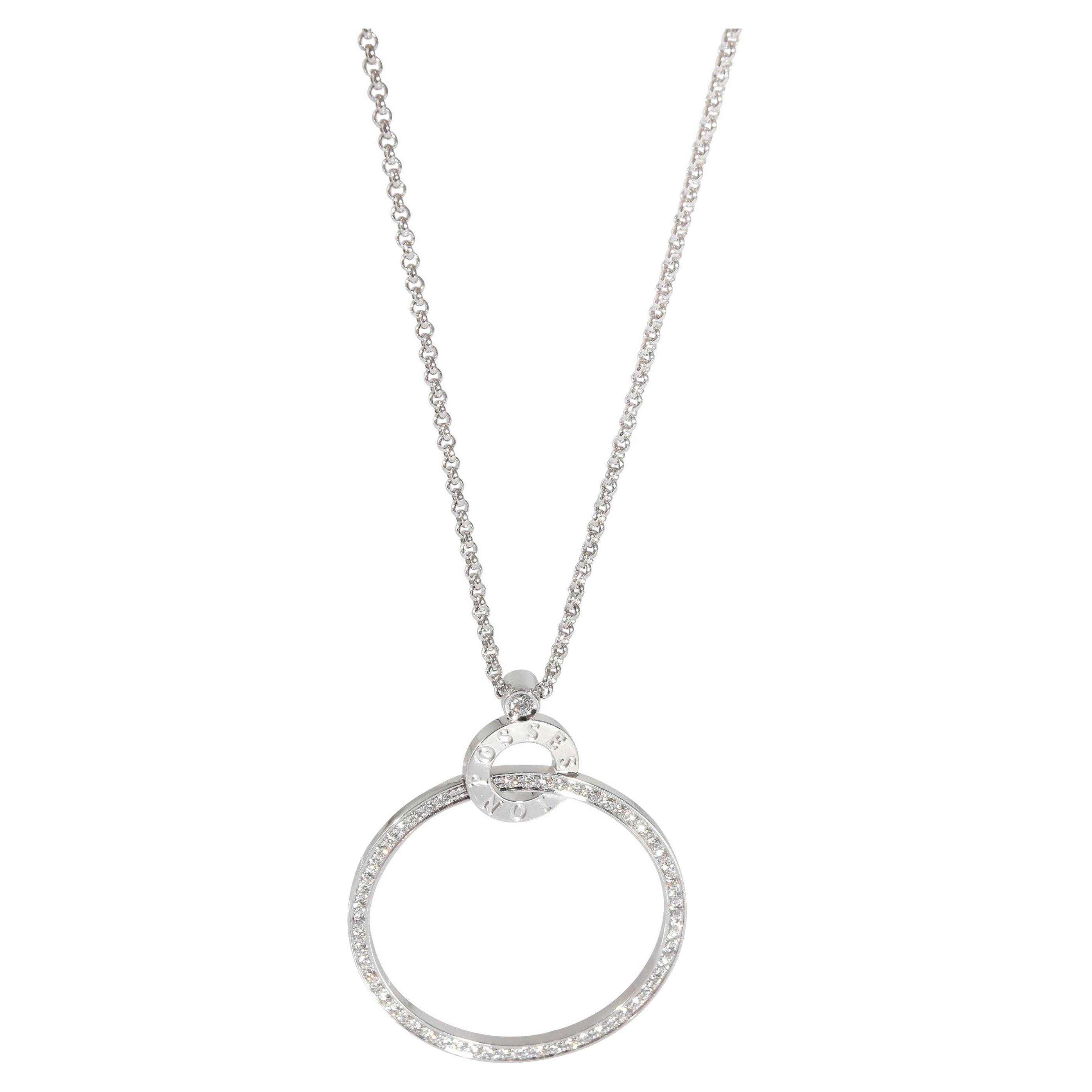 Piaget Possession Diamond Pendant in 18K White Gold 1.25 CTW