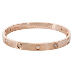 Cartier Pulsera Amor, 10 Diamantes (Oro Rosa)