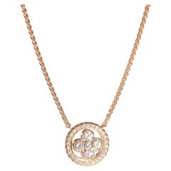 Louis Vuitton Blossom Fashion Pendant in 18k Rose Gold 0.5 CTW