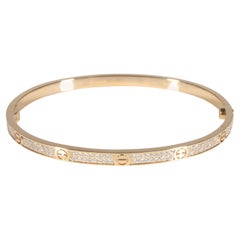 Cartier Love Bracelet, Small Model, Paved (Yellow Gold)