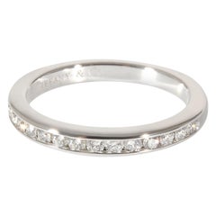 Tiffany & Co. Alianza de boda para siempre en platino 0,24 quilate de oro