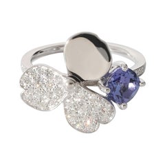 Tiffany & Co. Paper Flowers Tanzanite Fashion Ring in Platinum 0.3 CTW