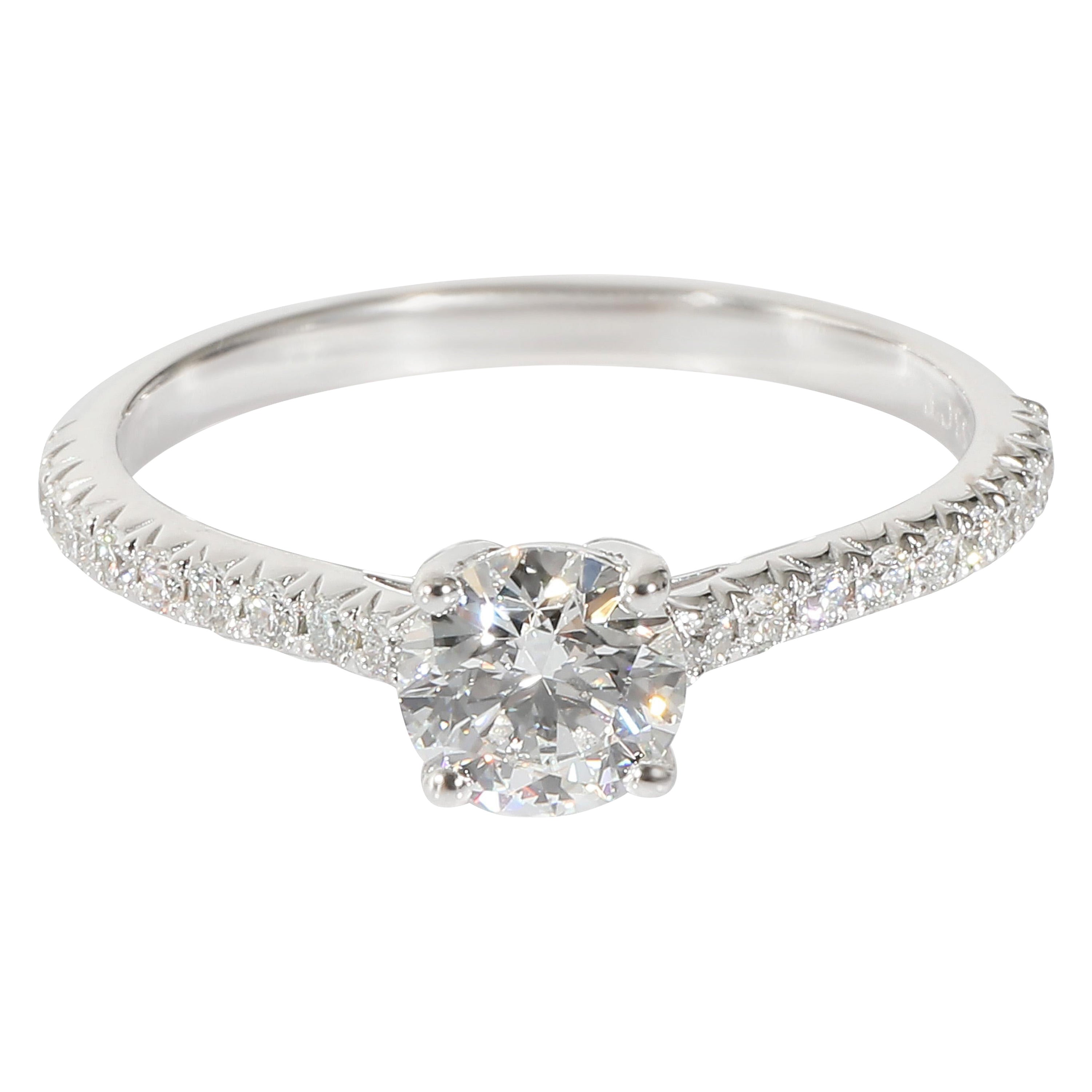 Tiffany & Co. Tiffany Novo Diamant-Verlobungsring aus Platin mit 0,69 Karat Diamant