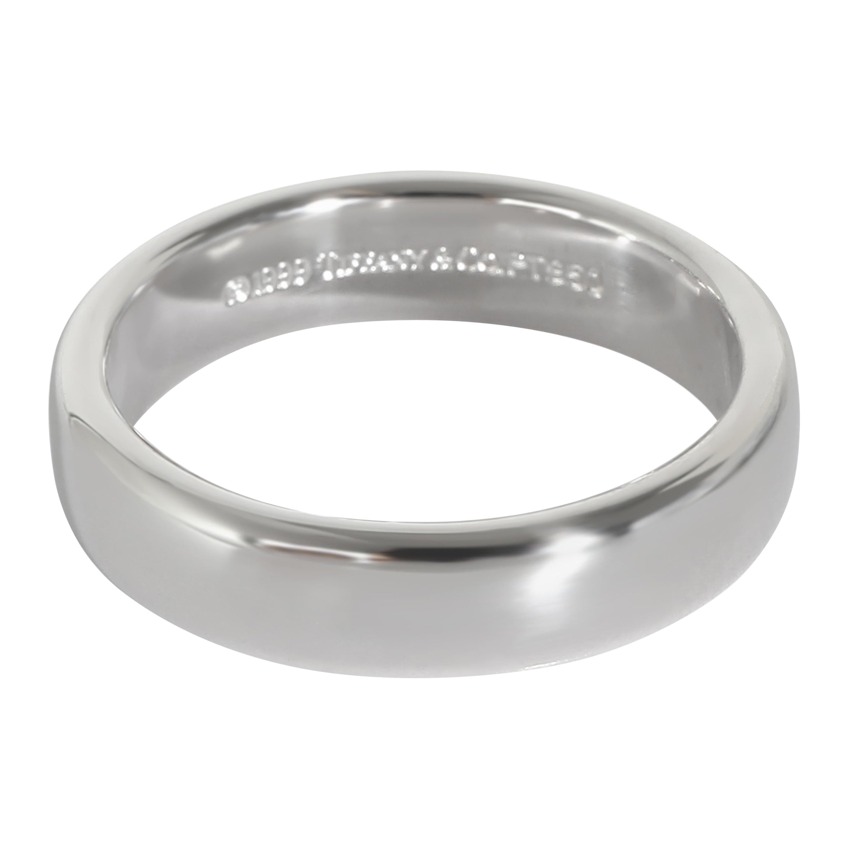 Tiffany & Co. Anillo Tiffany Forever de 4,5 mm en platino