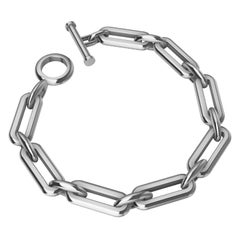 Men's 14 Karat White Gold Chain