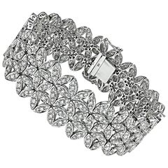 Pulsera de oro con diamantes de 7,20 ct