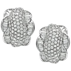 9.00ct Diamond Gold Earrings