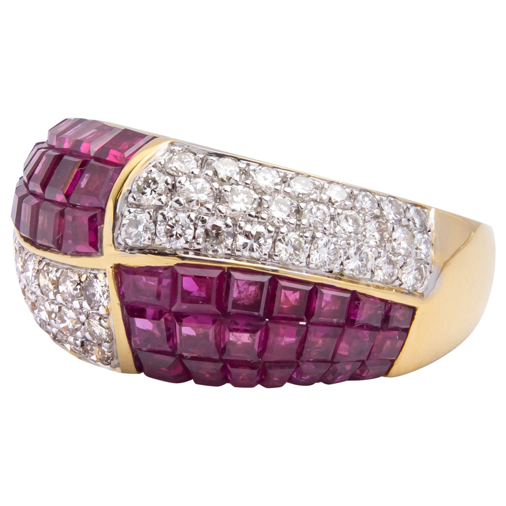 Ruby & Diamond Ring by Hammerman Brothers