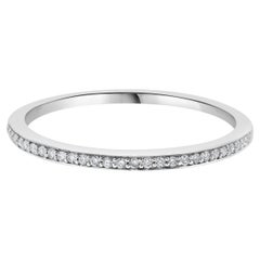 Bandeau en or blanc 18 carats avec diamants