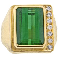 Burle Marx Tourmaline and Diamond Ring