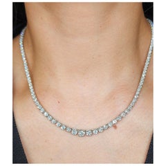 10.66 ct Riviera Graduated Diamond Necklace
