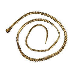 Collier serpent en or jaune 18 carats Elsa Peretti pour Tiffany & Co - 27.5 inches