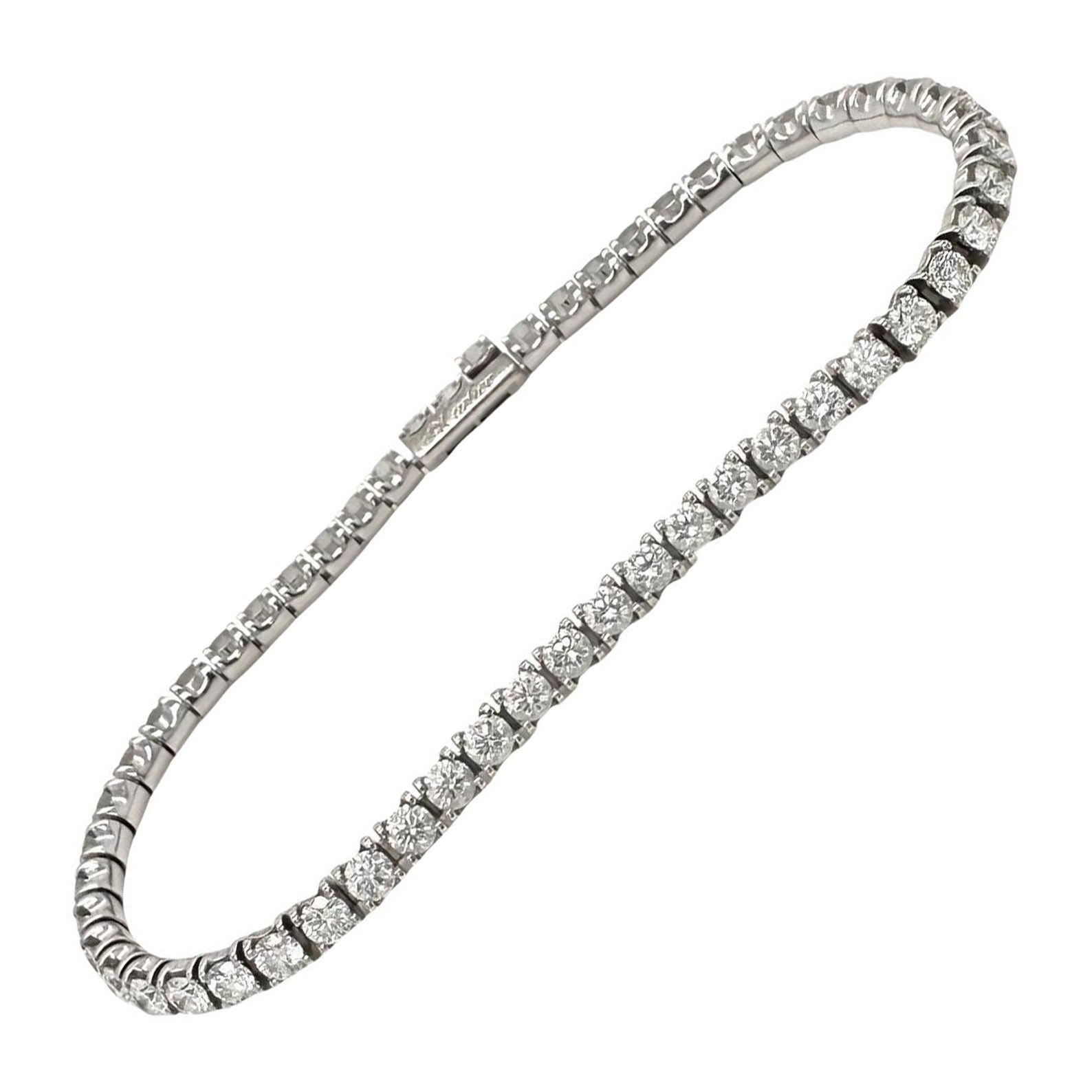 Bracciale Tennis Cartier Essential Lines in oro bianco 18 ct.