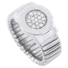 Bvlgari 18K White Gold Diamond Ring